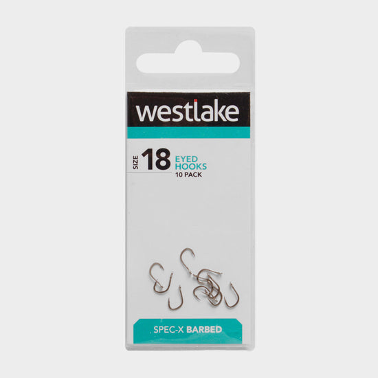 Eyed Barbed Hooks (Size 18)