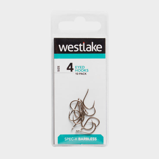 Barbless Eyed Hooks (Size 4)