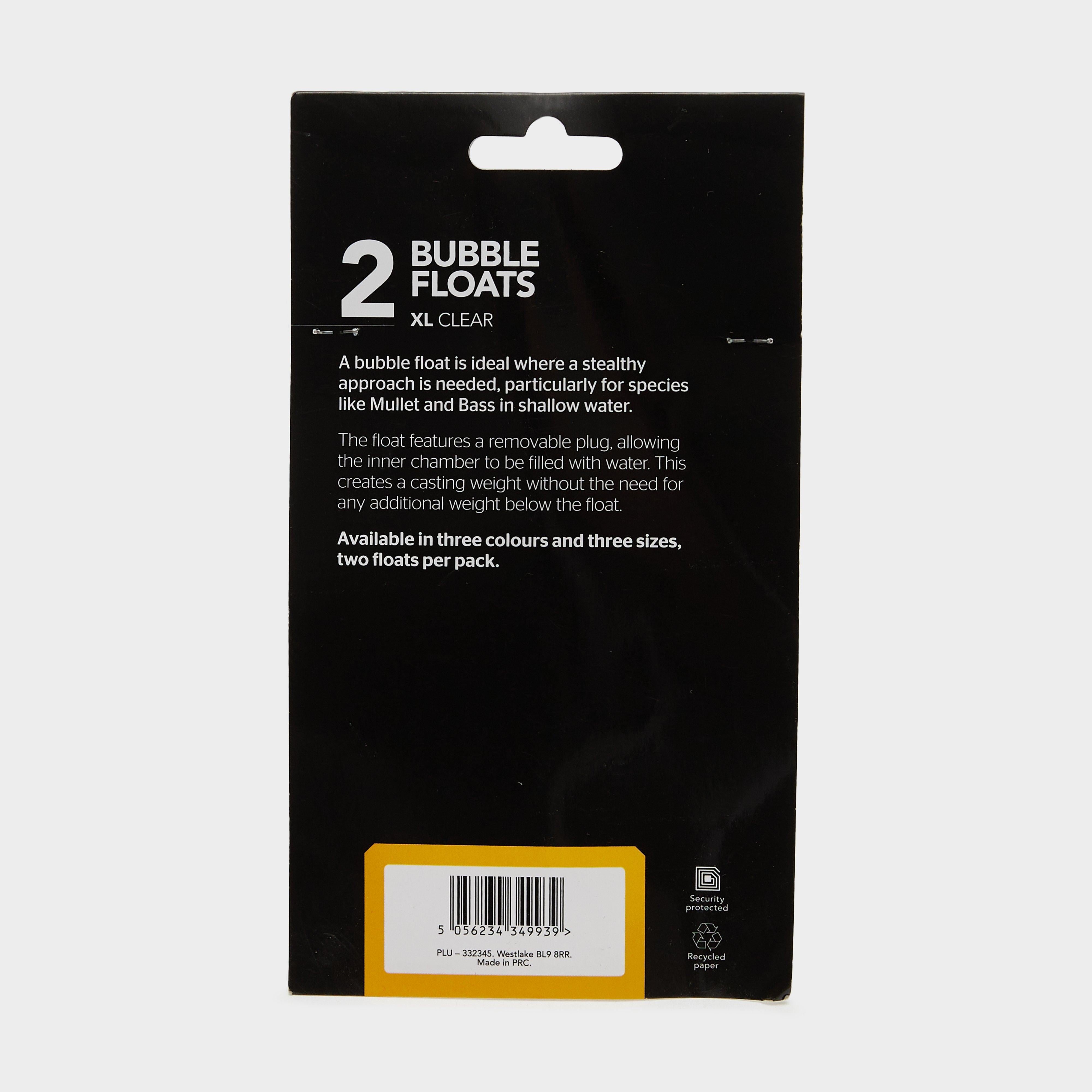 2Pk Bubble Float Xl Clear