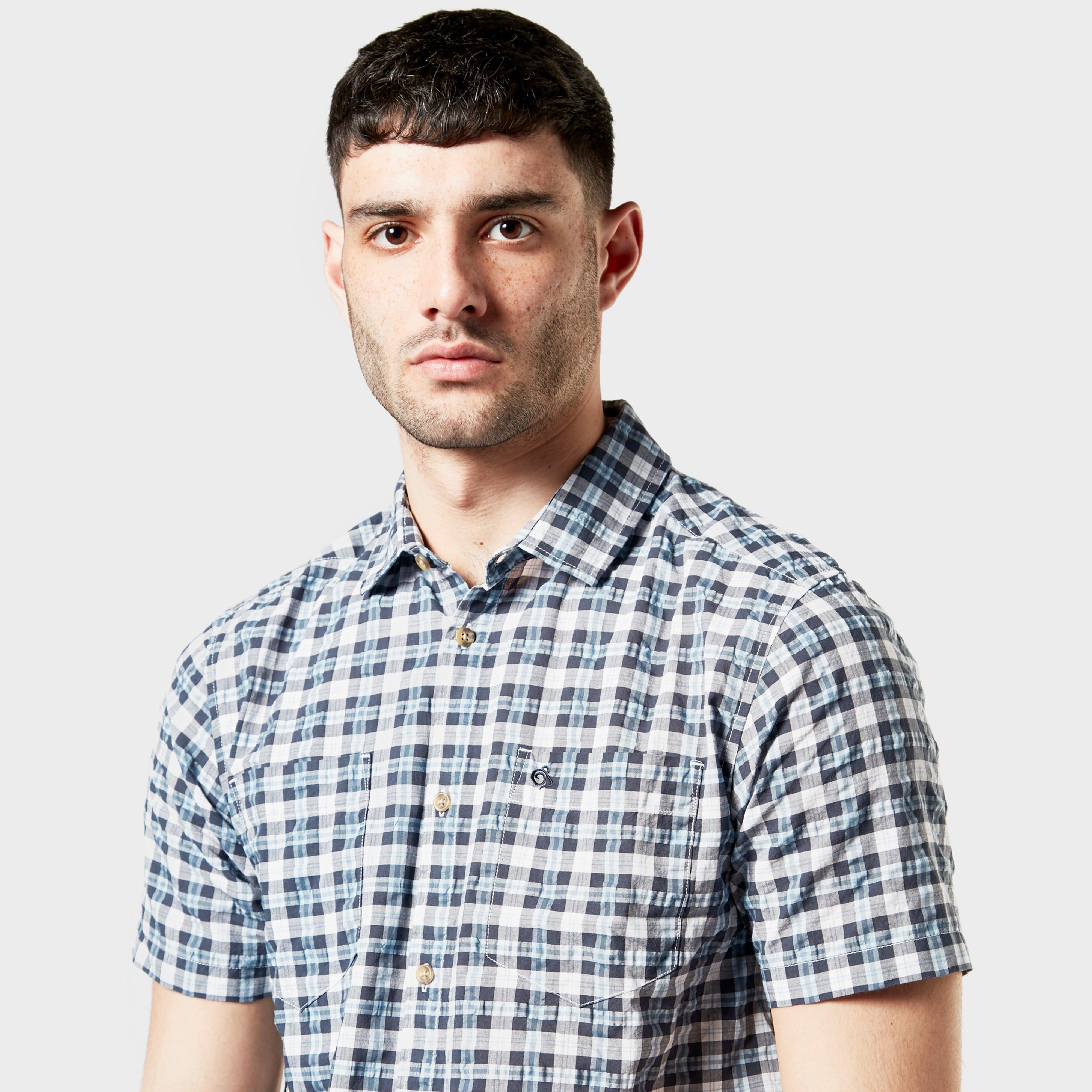 Men’s Pele Short Sleeved Check Shirt