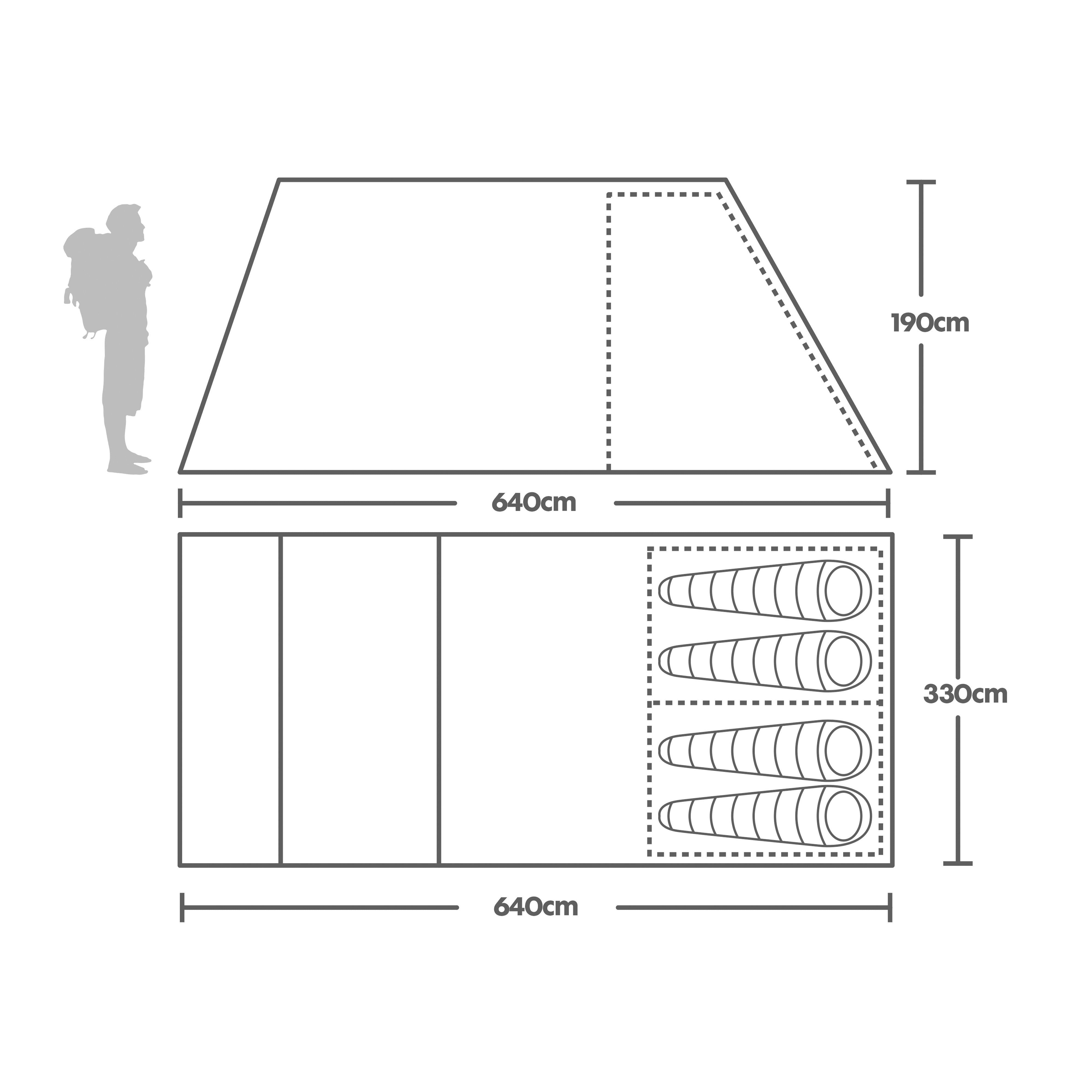 Horizon 400 Eclipse Air Tent