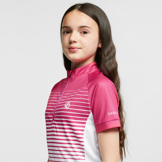 Kids' Go Faster Half Zip Cycle Jersey