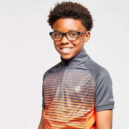 Kids' Go Faster Half Zip Cycle Jersey