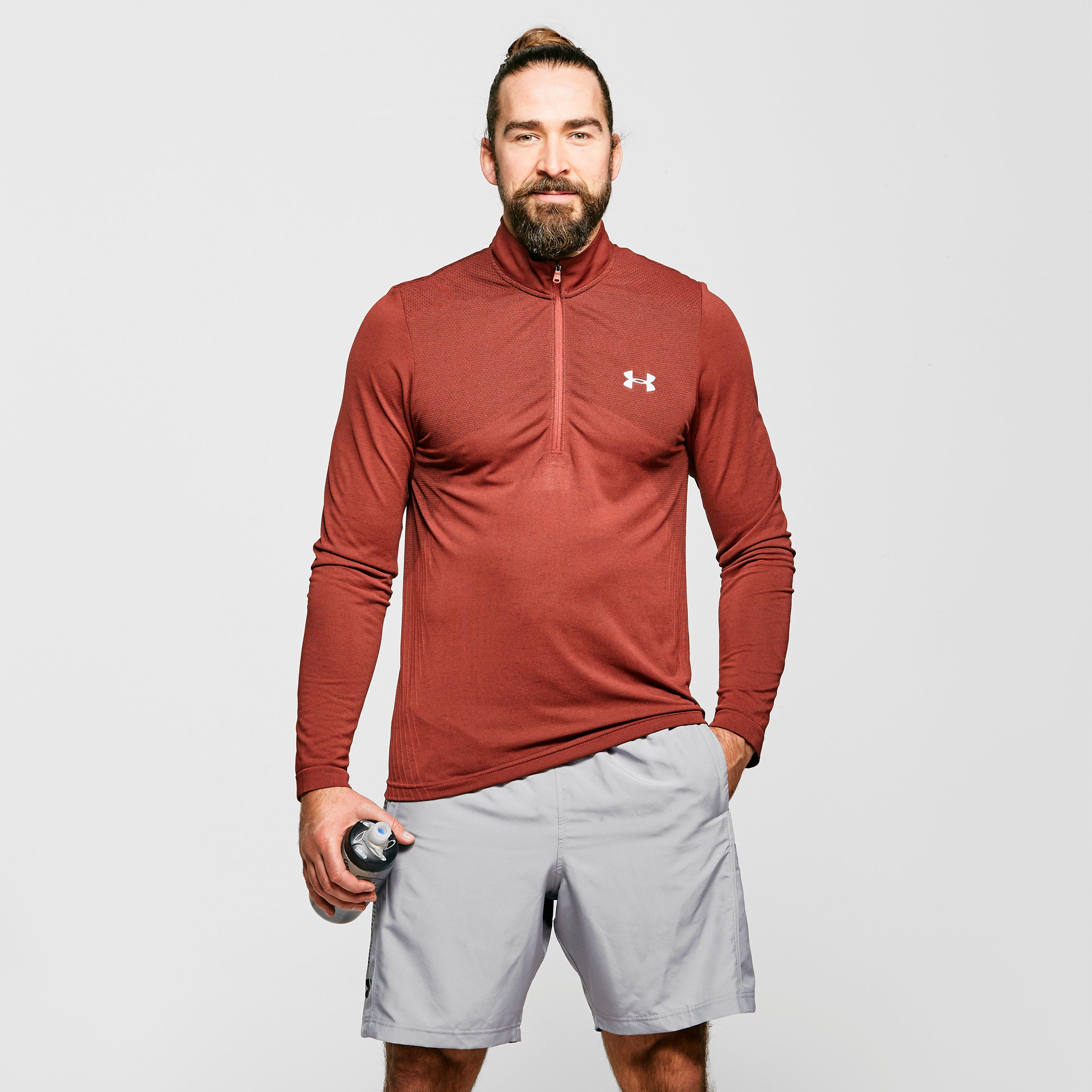 Men's UA Seamless Long Sleeve Zip Tee