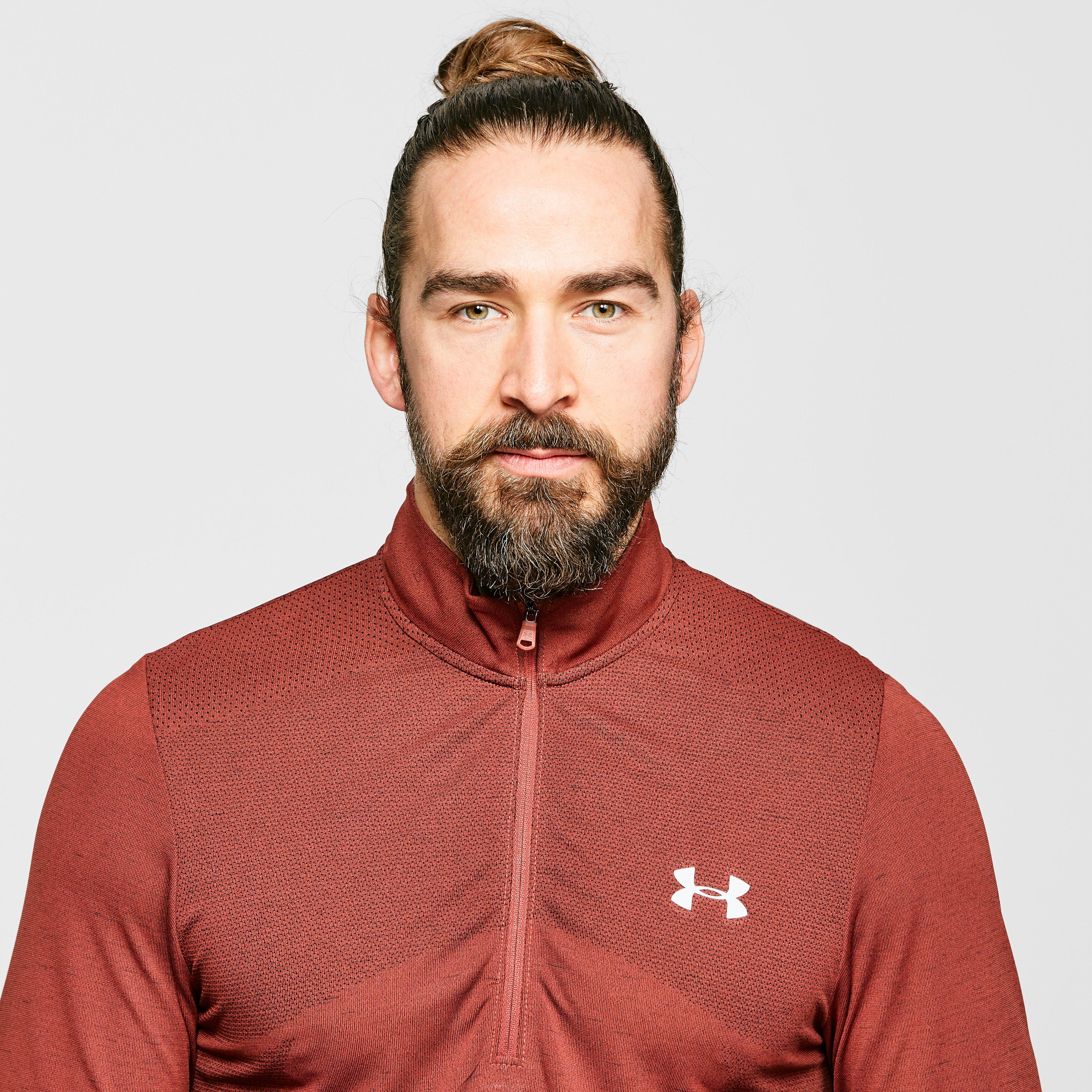 Men's UA Seamless Long Sleeve Zip Tee