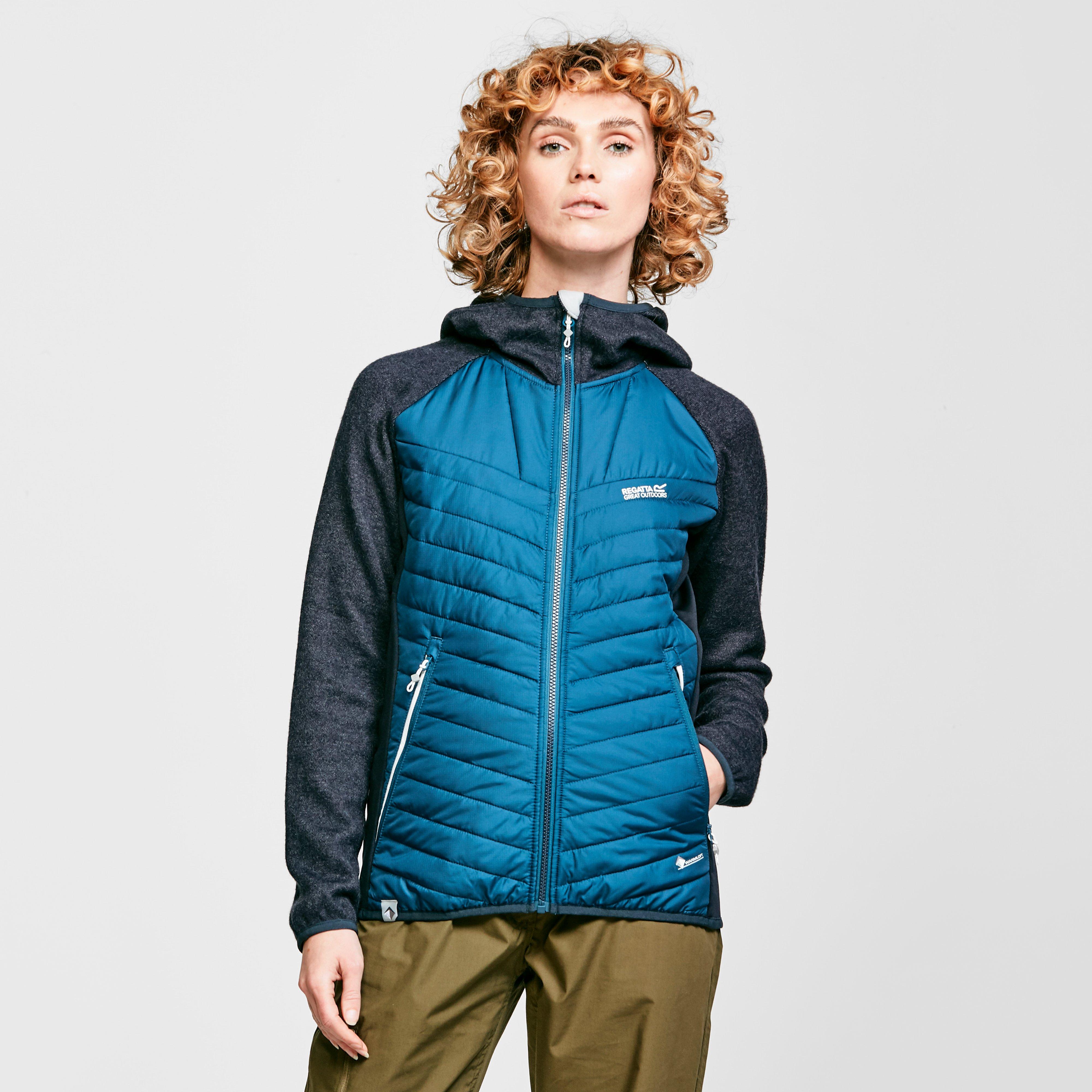 Womens Pemble II Hybrid FullZip Hooded Fleece