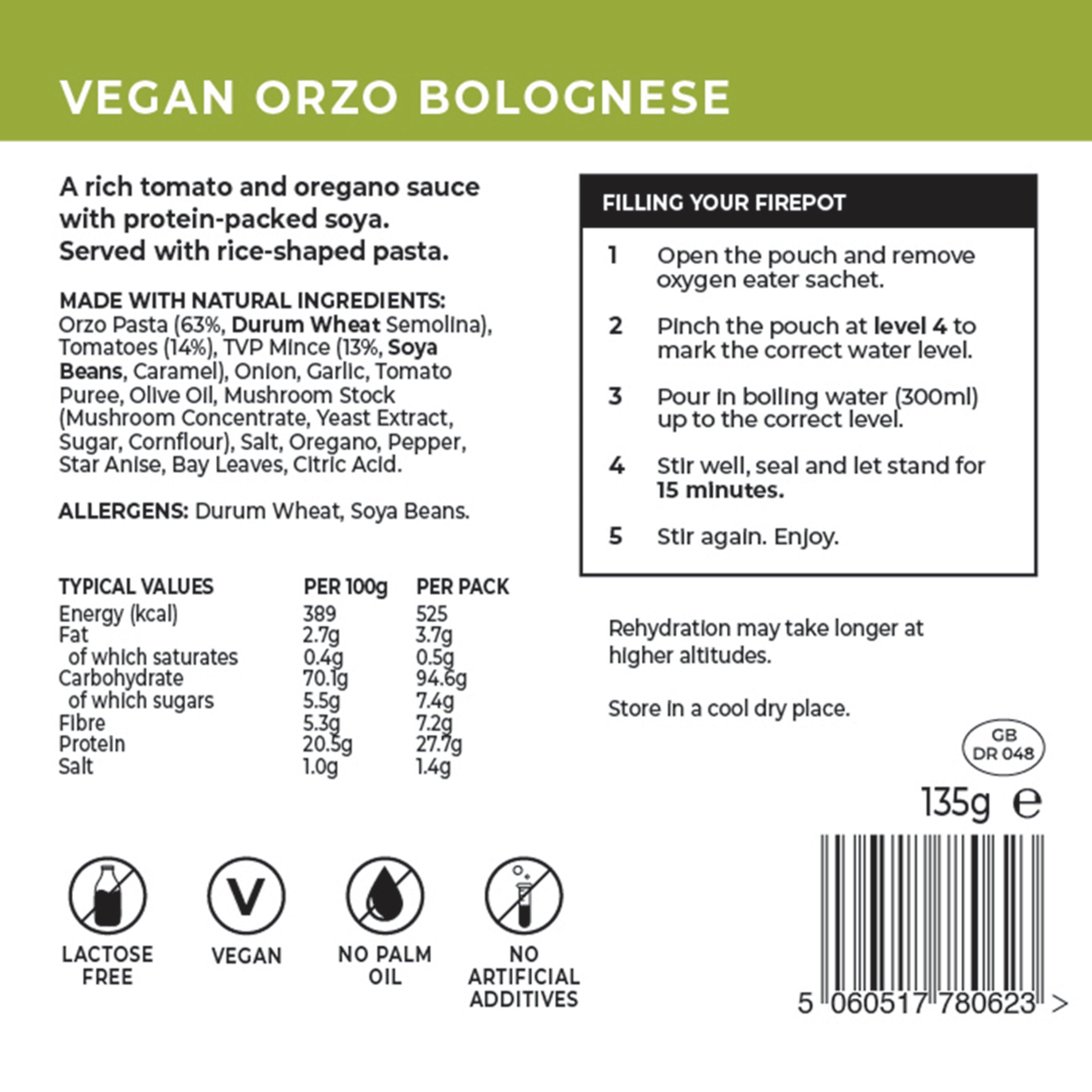 Vegan Orzo Bolognese