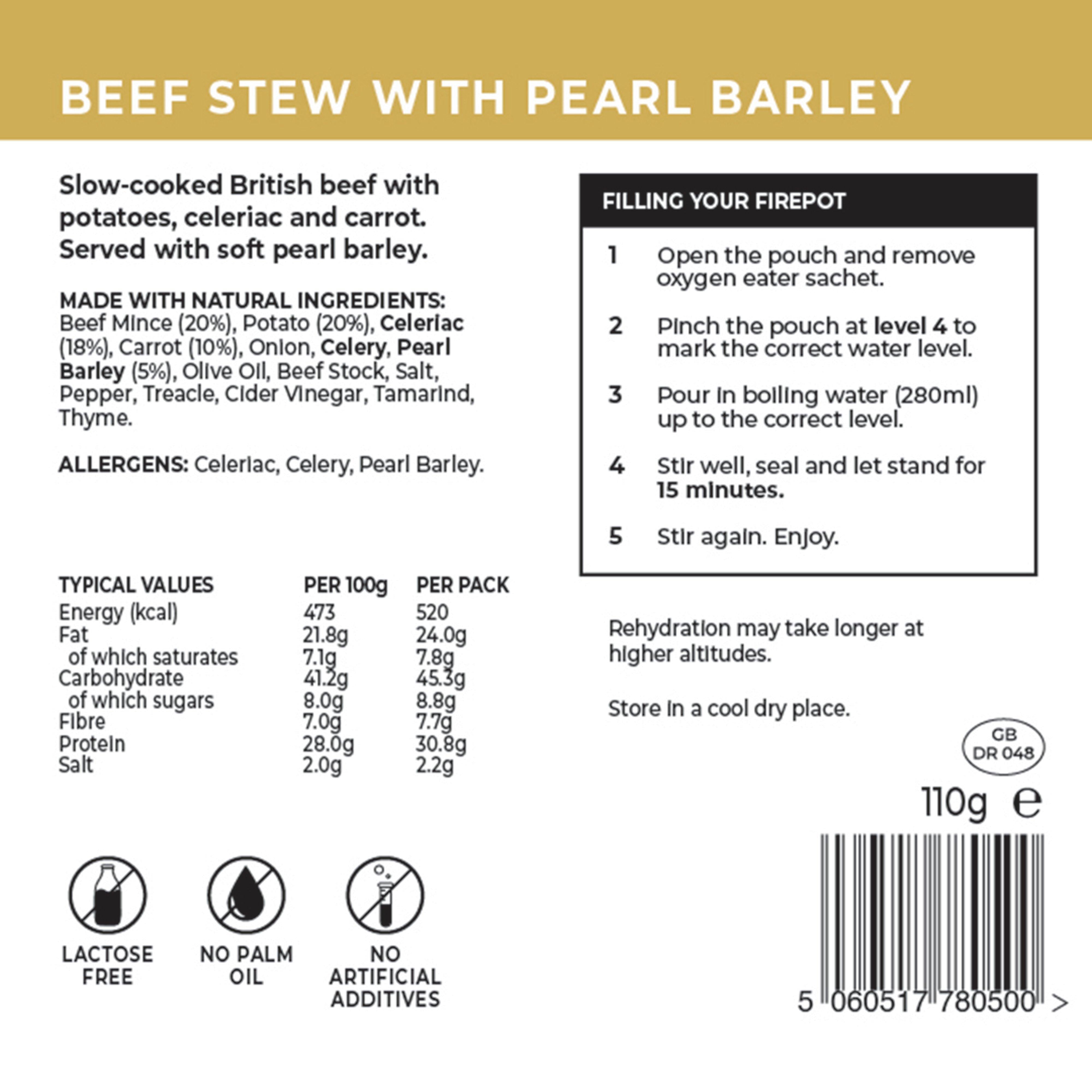 Beef Stew With Pearl Barley