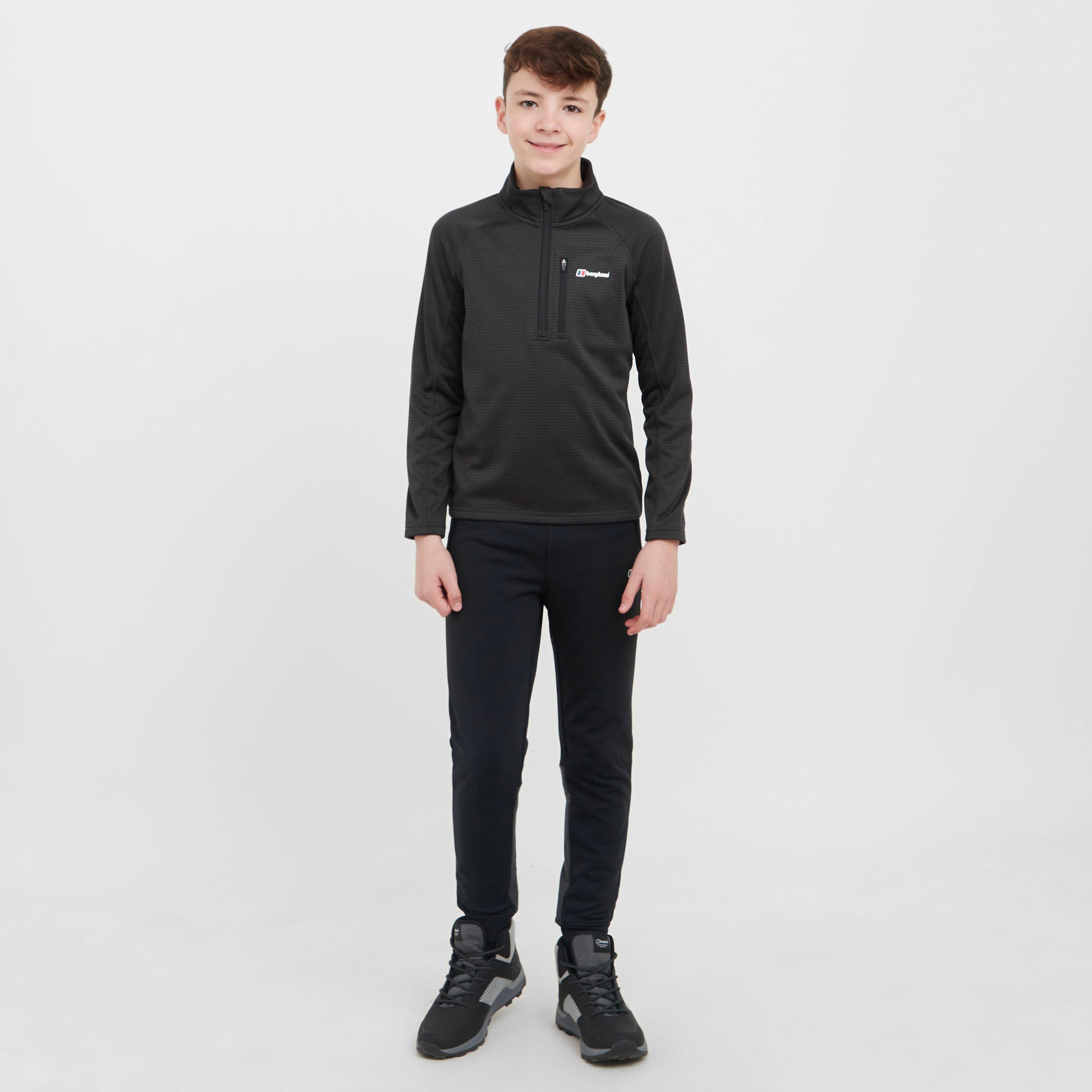 Kids’ Half-Zip Grid Fleece