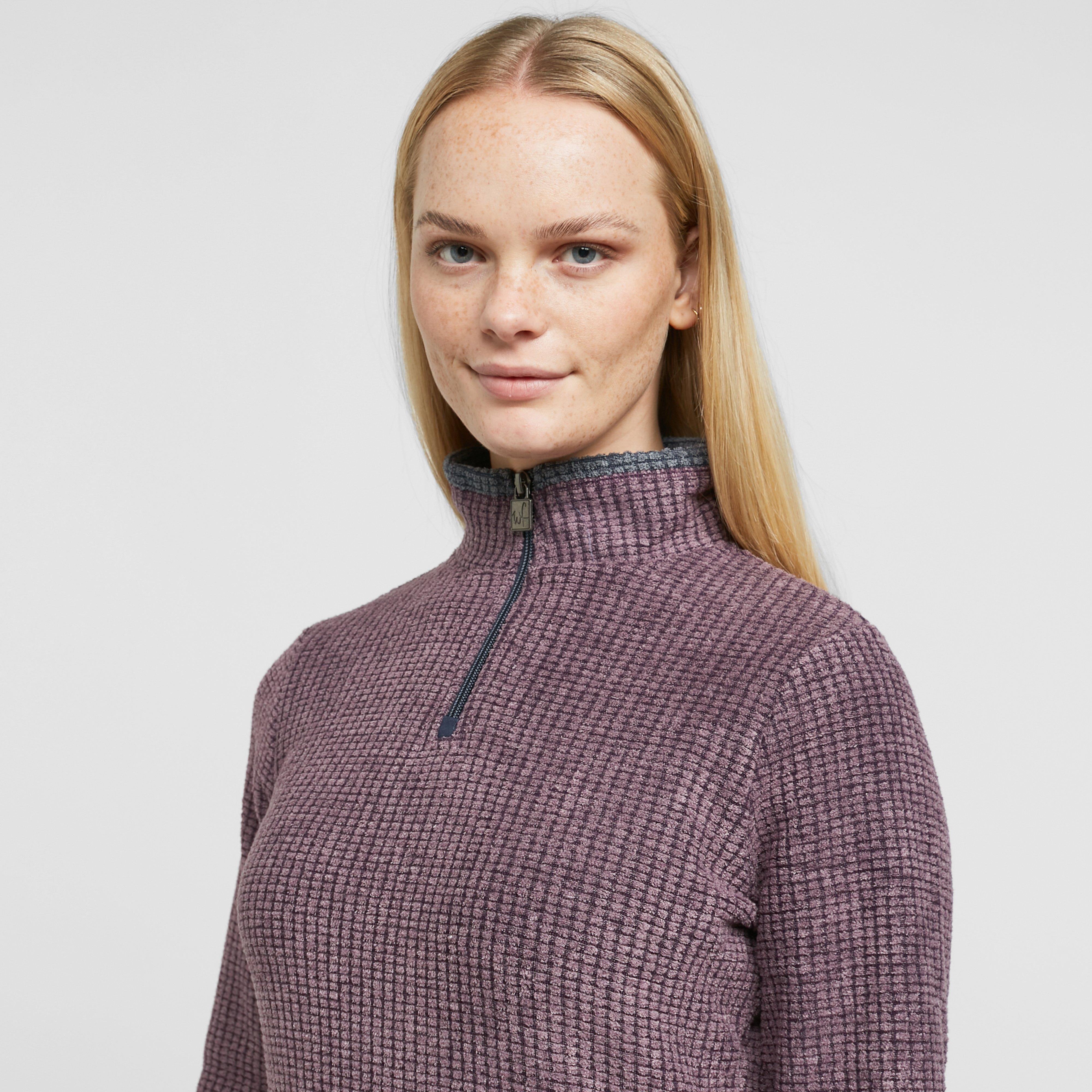 Women's Lynda Grid Half Zip Grid Fleece