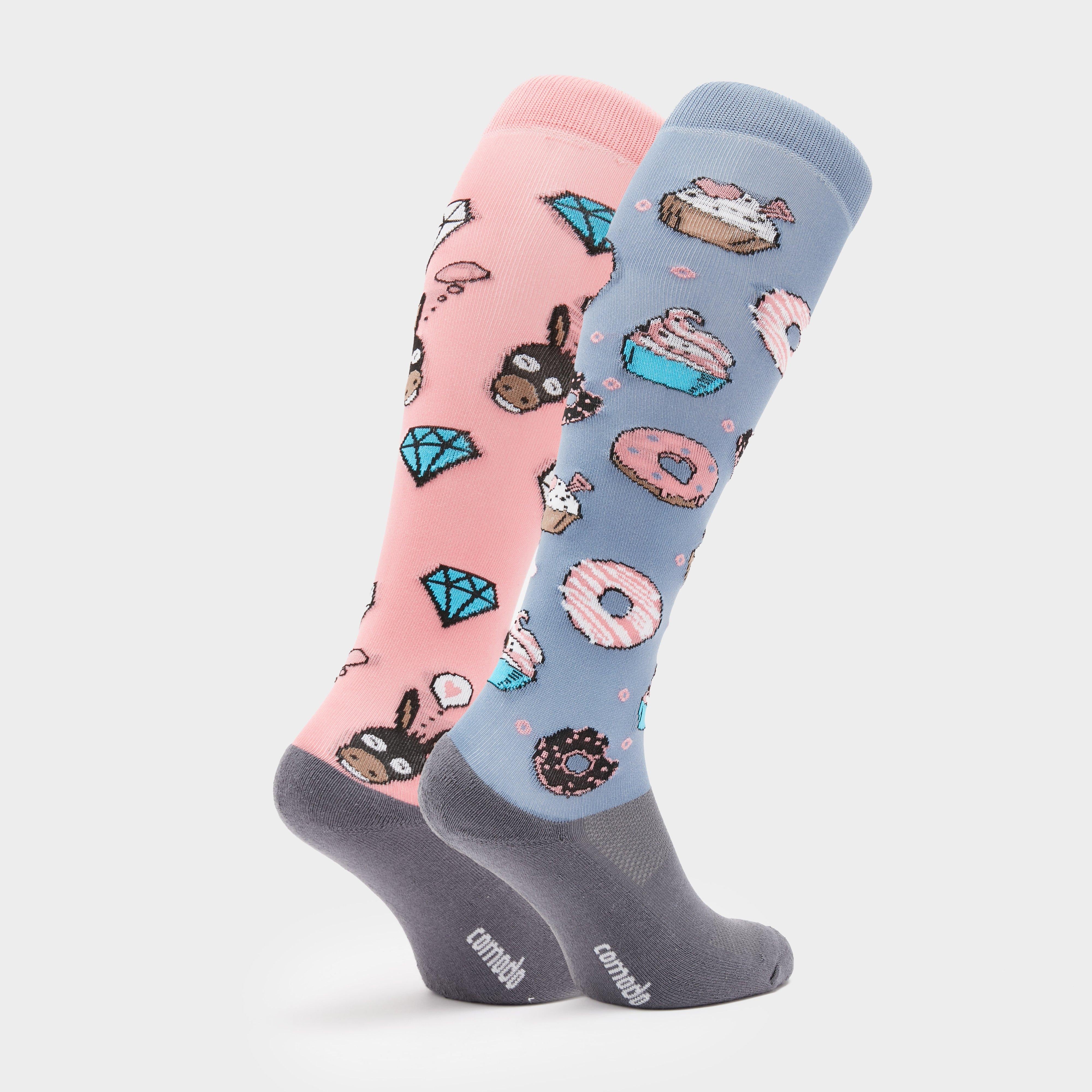 Kids Novelty Donkey Doughnuts Socks