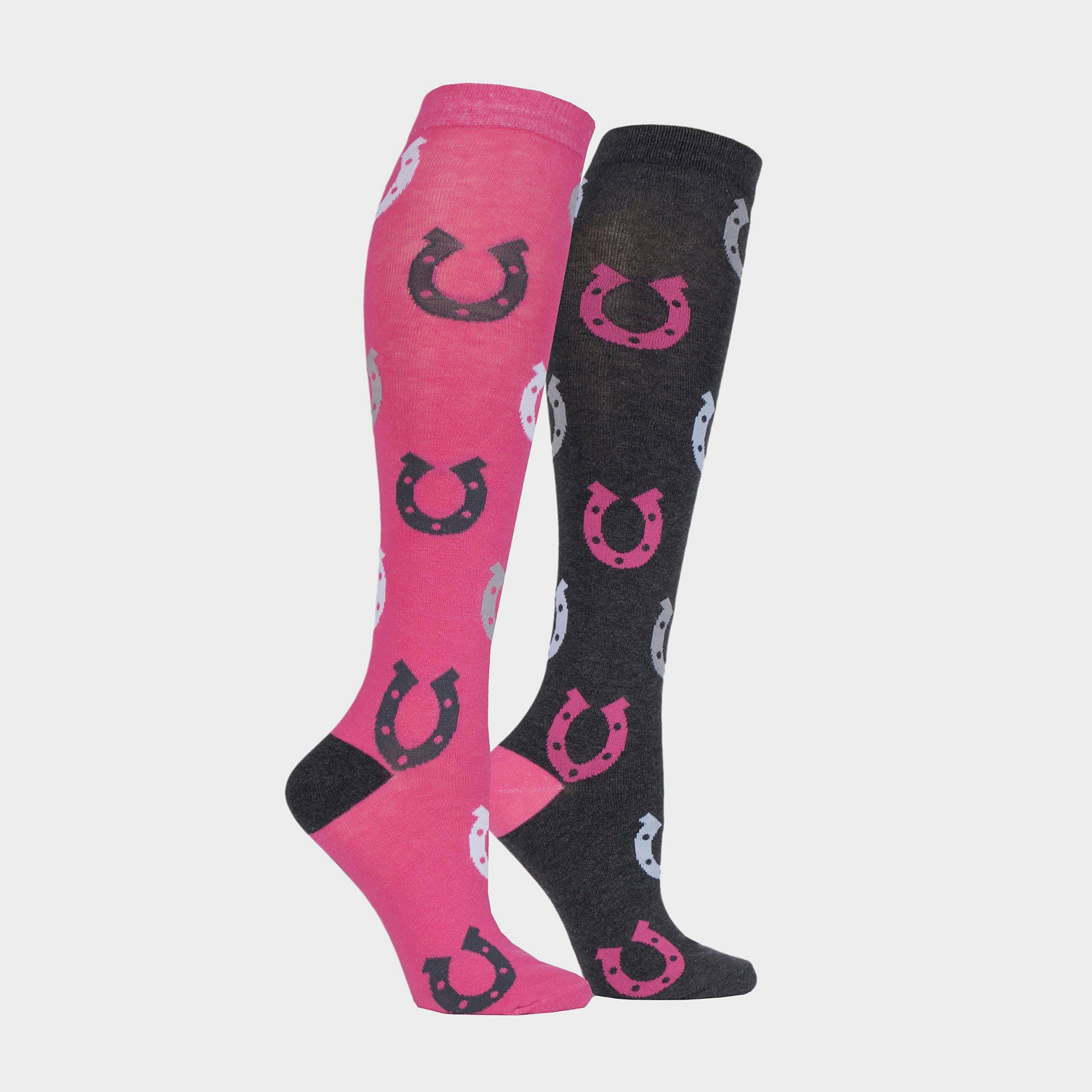 Kids' Equestrian Horseshoe Socks 2 Pack