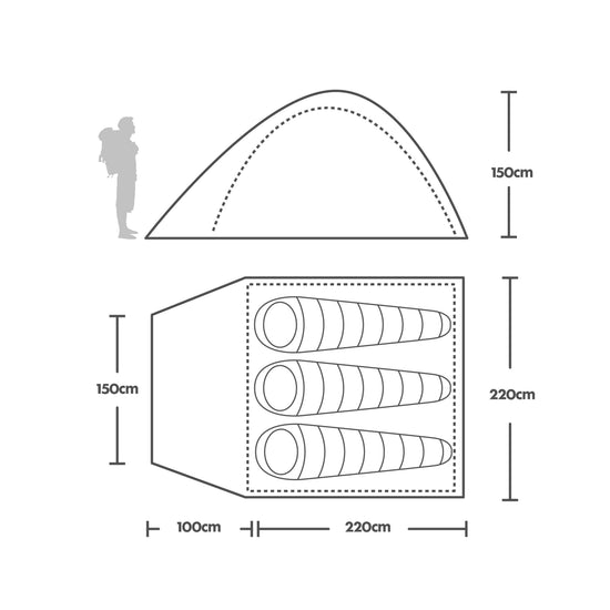Tamar 3 Person Tent