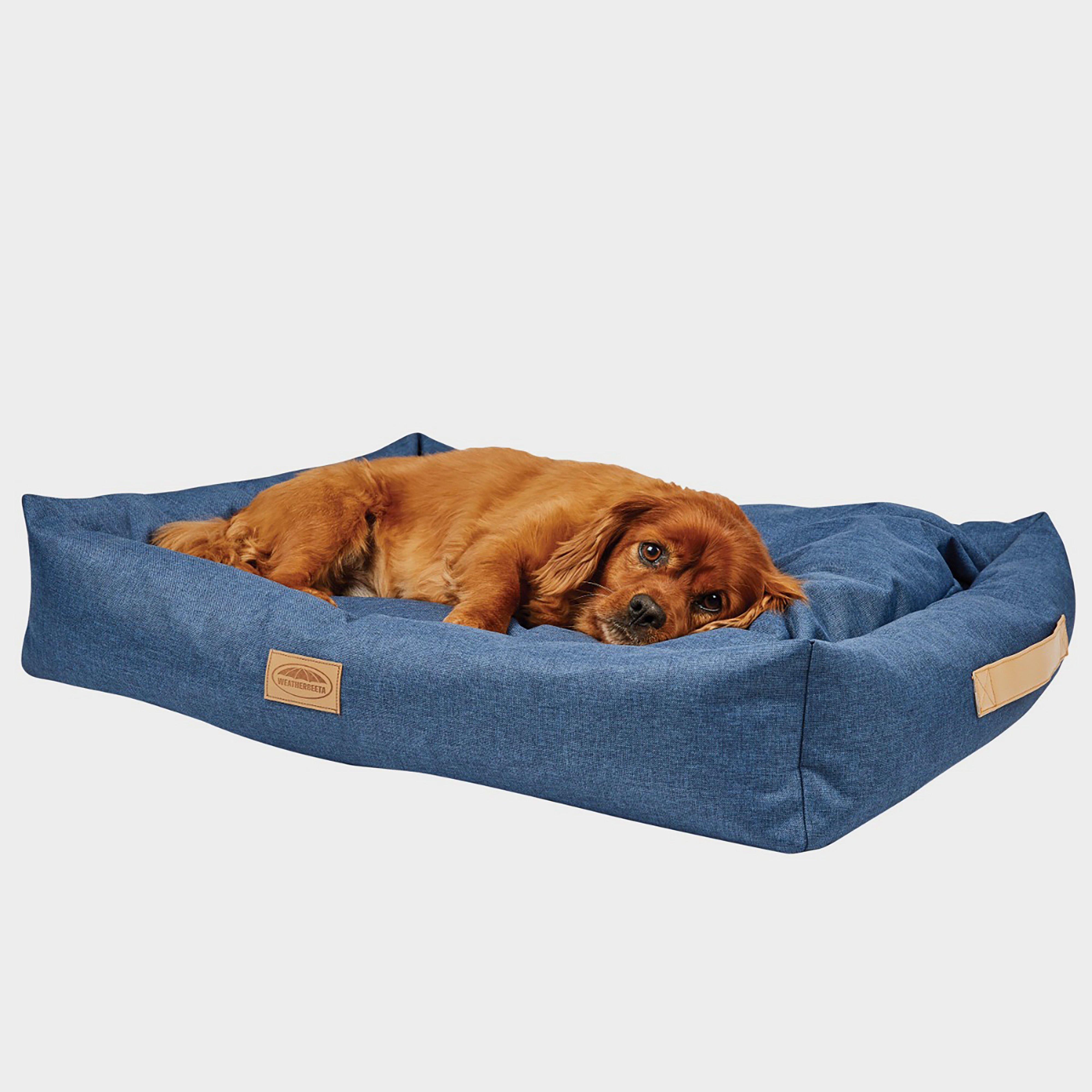 Square Denim Dog Bed