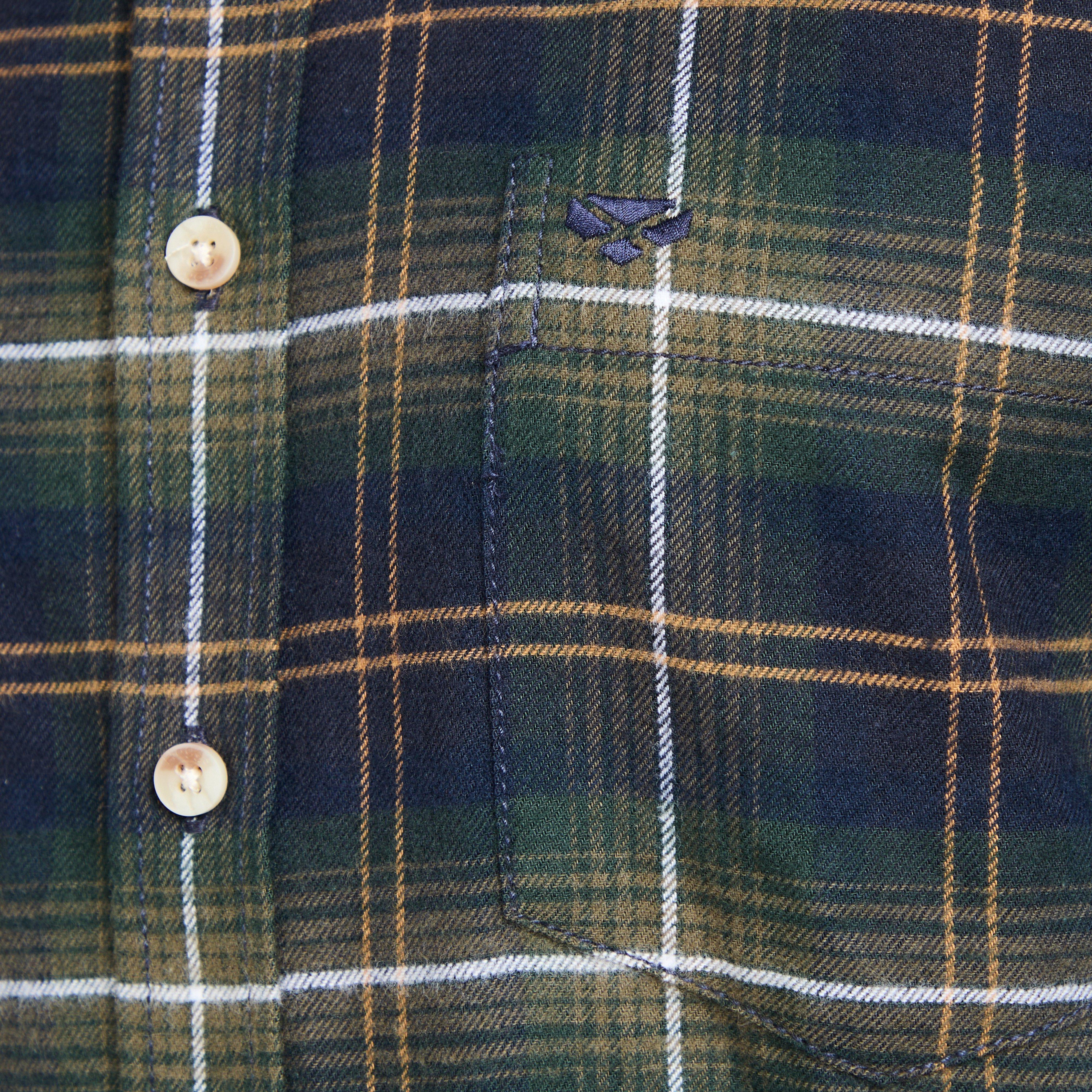 Mens Pitmedden Long Sleeve Flannel Shirt