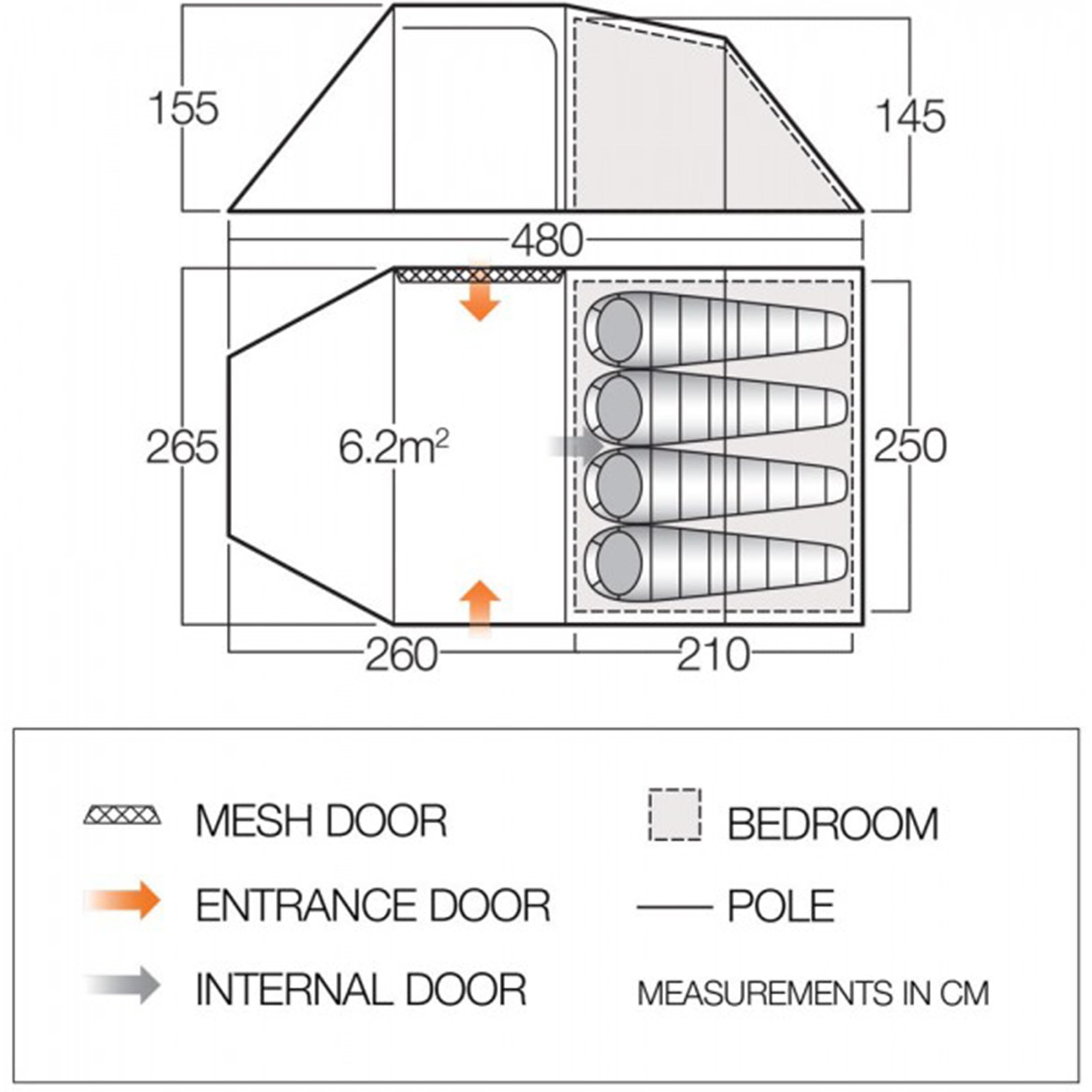 Beta 450XL Family Tent