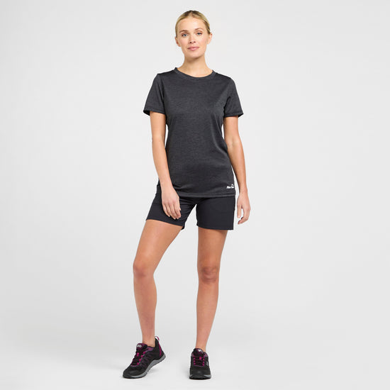 Womens Active Short Sleeve T-Shirt Black