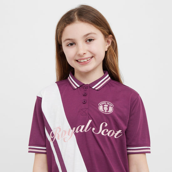 Kids’ Nora Team Polo Top Amaranth
