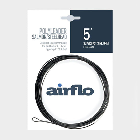 Polyleader 5' Light Trout Super Fast Sink Grey