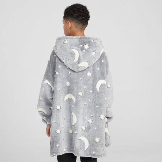 Kids’ Glow in the Dark Oversized Hoodie