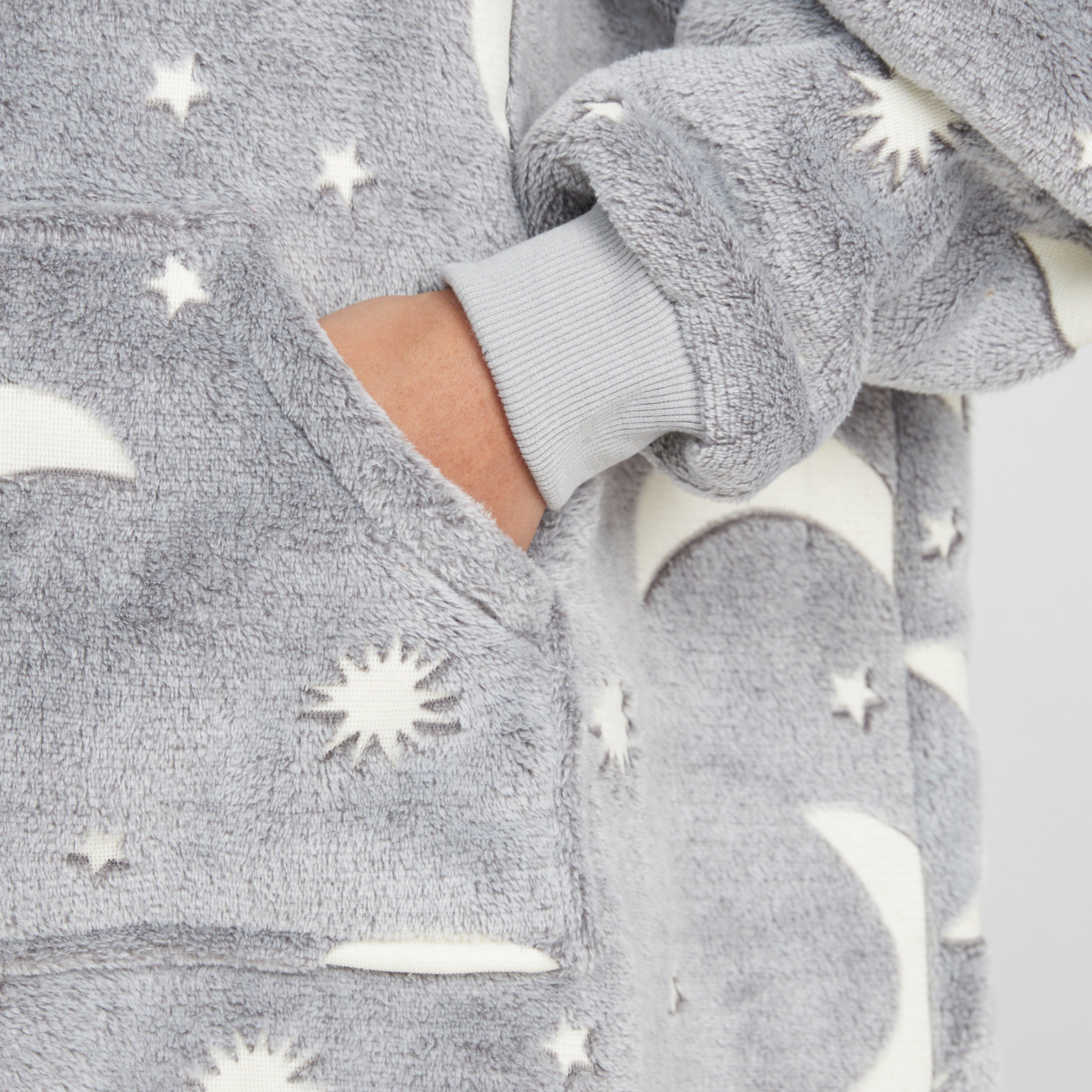 Kids’ Glow in the Dark Oversized Hoodie