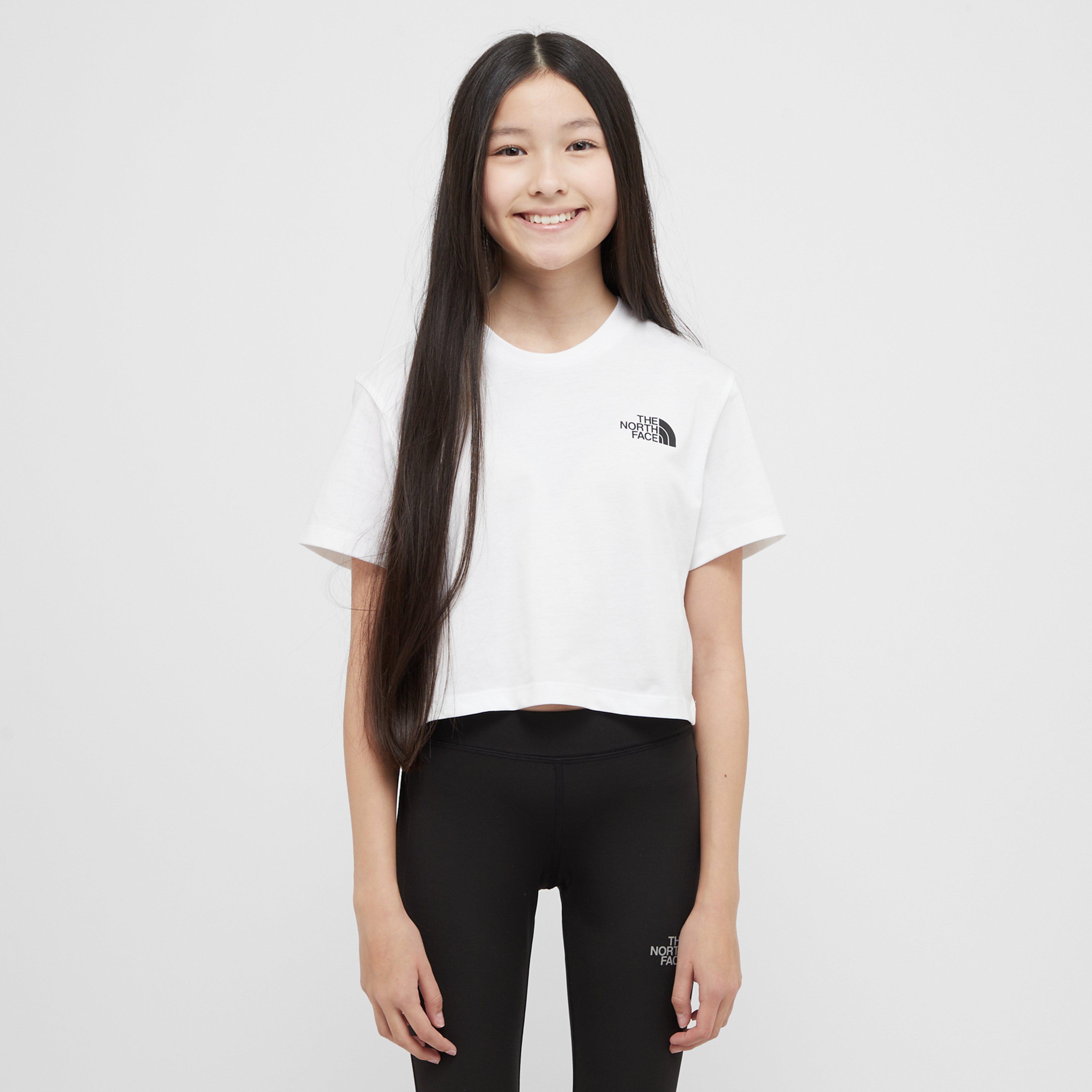 Girls' Small Logo Crop T-Shirt Junior