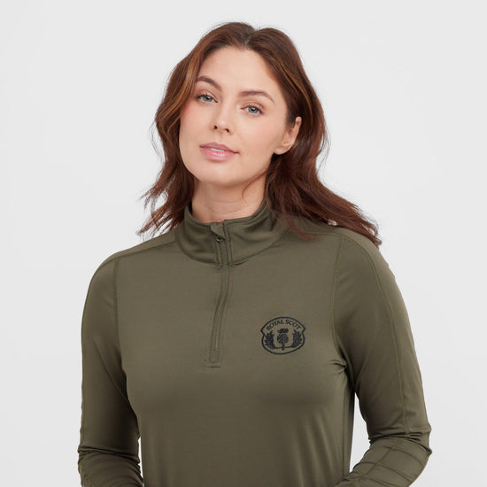 Women's Gracie Long Sleeve Baselayer Top Khaki