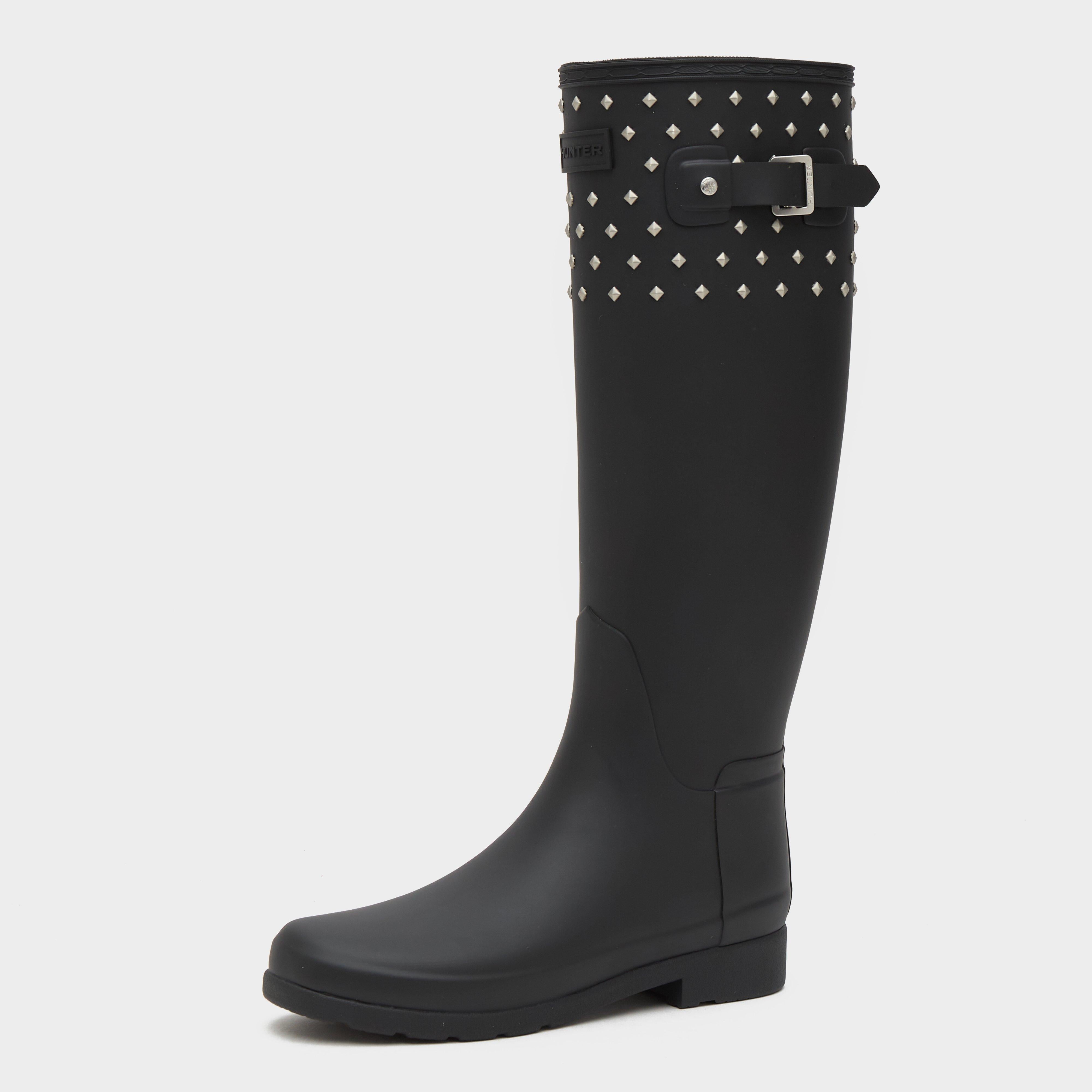Women’s Refined Tall Studded Cuff Wellington Boots