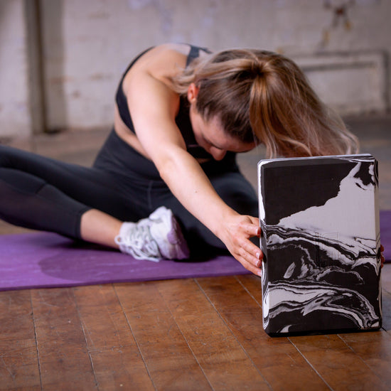 Marbled Yoga Block