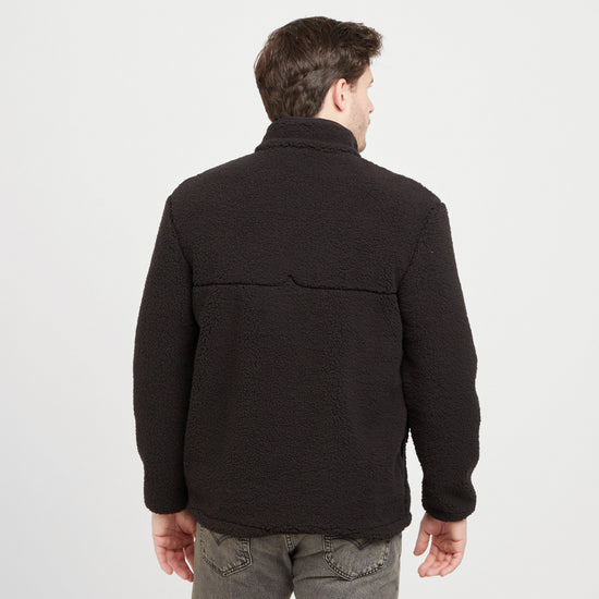Green Label Men’s Elgin Borg Full Zip Fleece