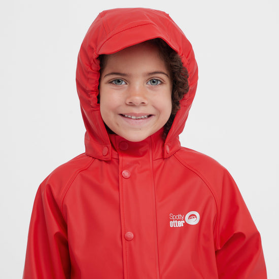 Kids’ Forest Ranger PU Waterproof Splashsuit