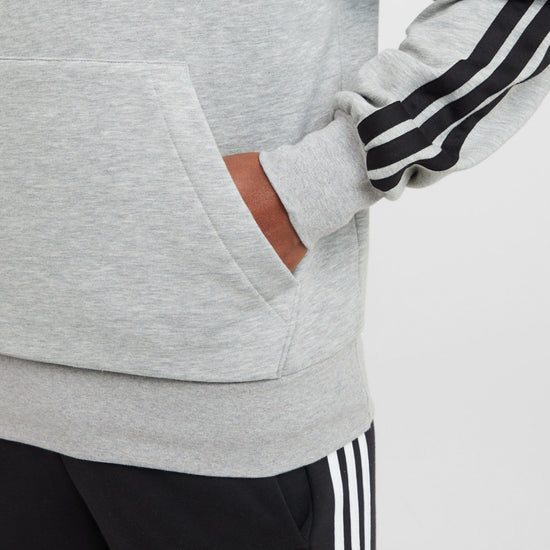 Men’s Essentials 3-Stripes Fleece Hooded Sweatshirt