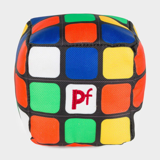 Puzzle Cube Plush Dog Toy