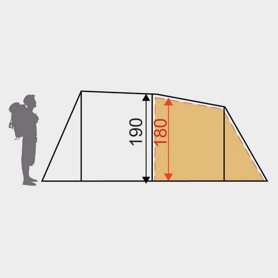 Refurbished Eurohike Sendero 4 Family Tent