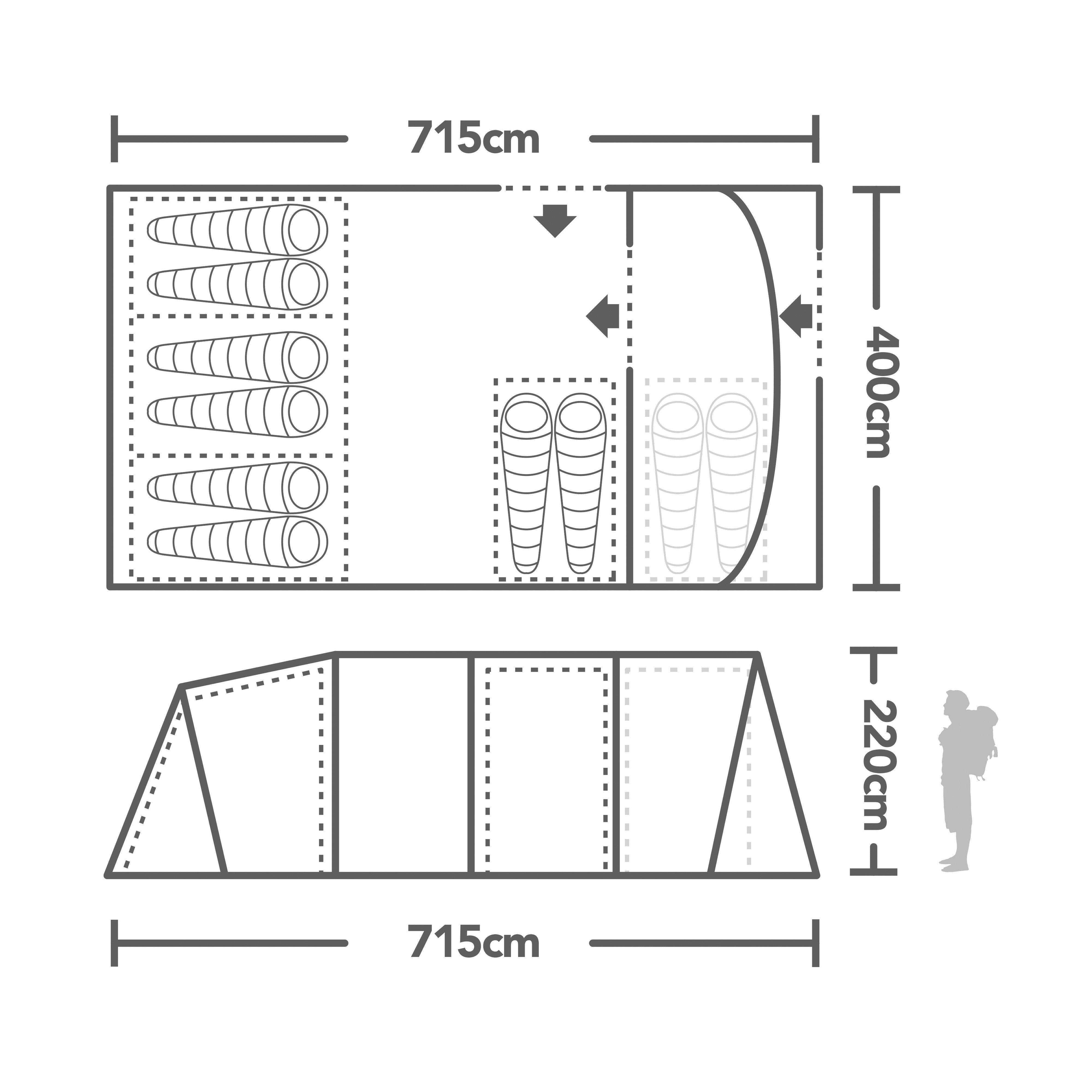 Idaho 8 Air Tent