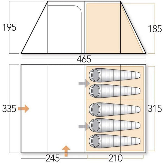 Refurbished Refurbished Icarus 500 Deluxe Awning