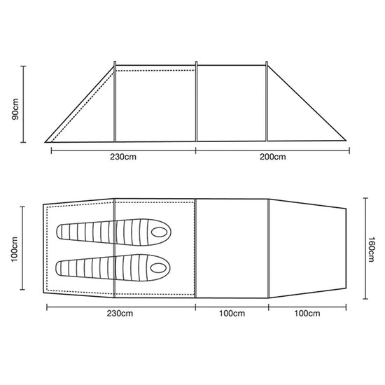 Refurbished Hoolie 2 2 Person Tent