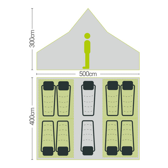 Refurbished Touareg Bell 10-Person Tent