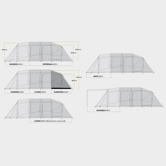 Refurbished Aero TXL Dura Inflatable Family Tent