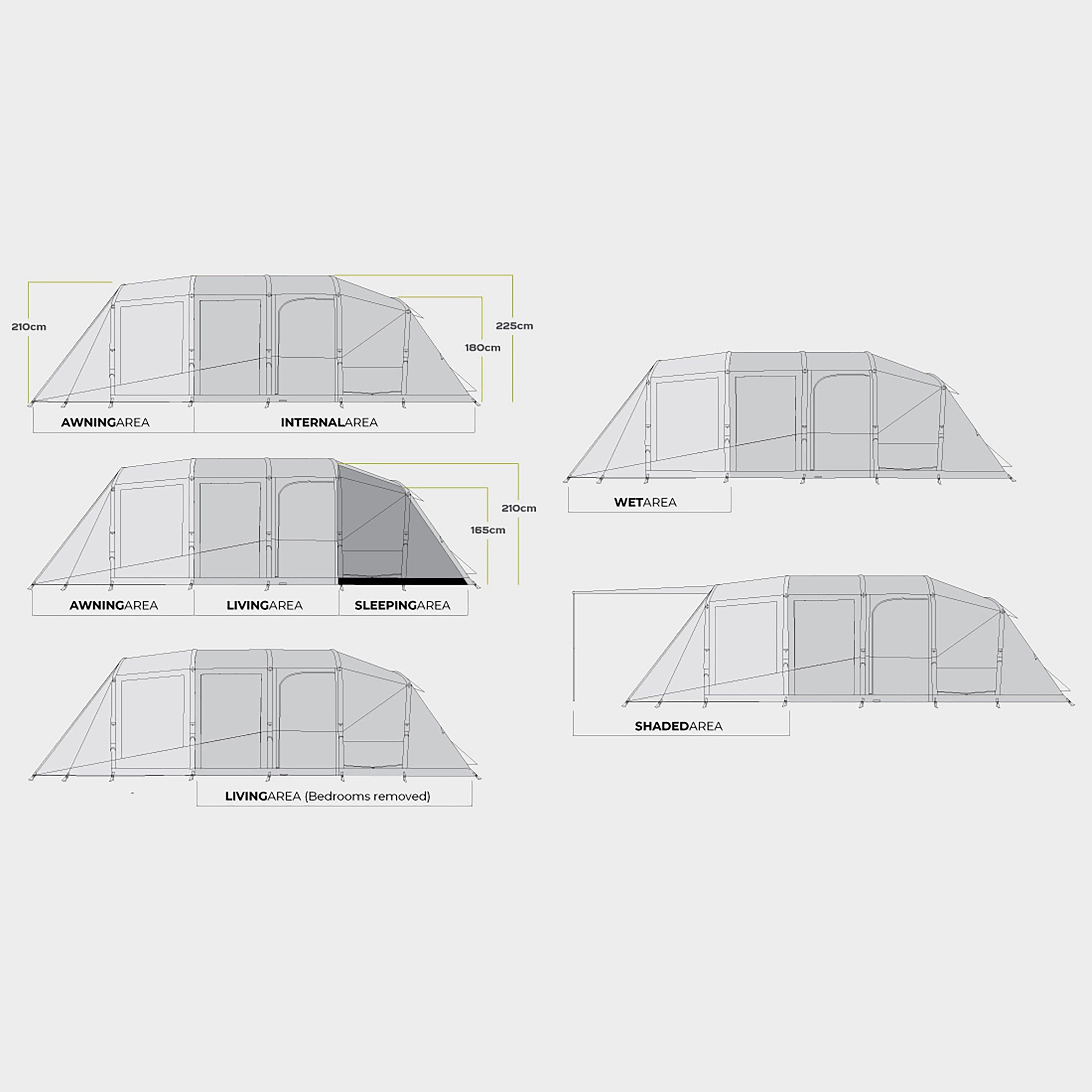 Refurbished Aero TXL Dura Inflatable Family Tent