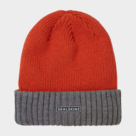 Unisex Bacton Waterproof Cold Weather Roll Cuff Beanie Hat