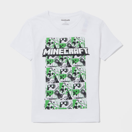 Kids’ Minecraft Graffiti T-Shirt