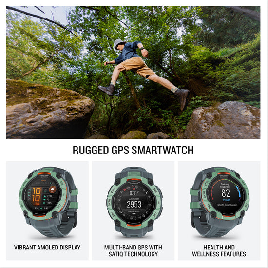 Instinct® 3 AMOLED 50mm Multi-Sport Smartwatch