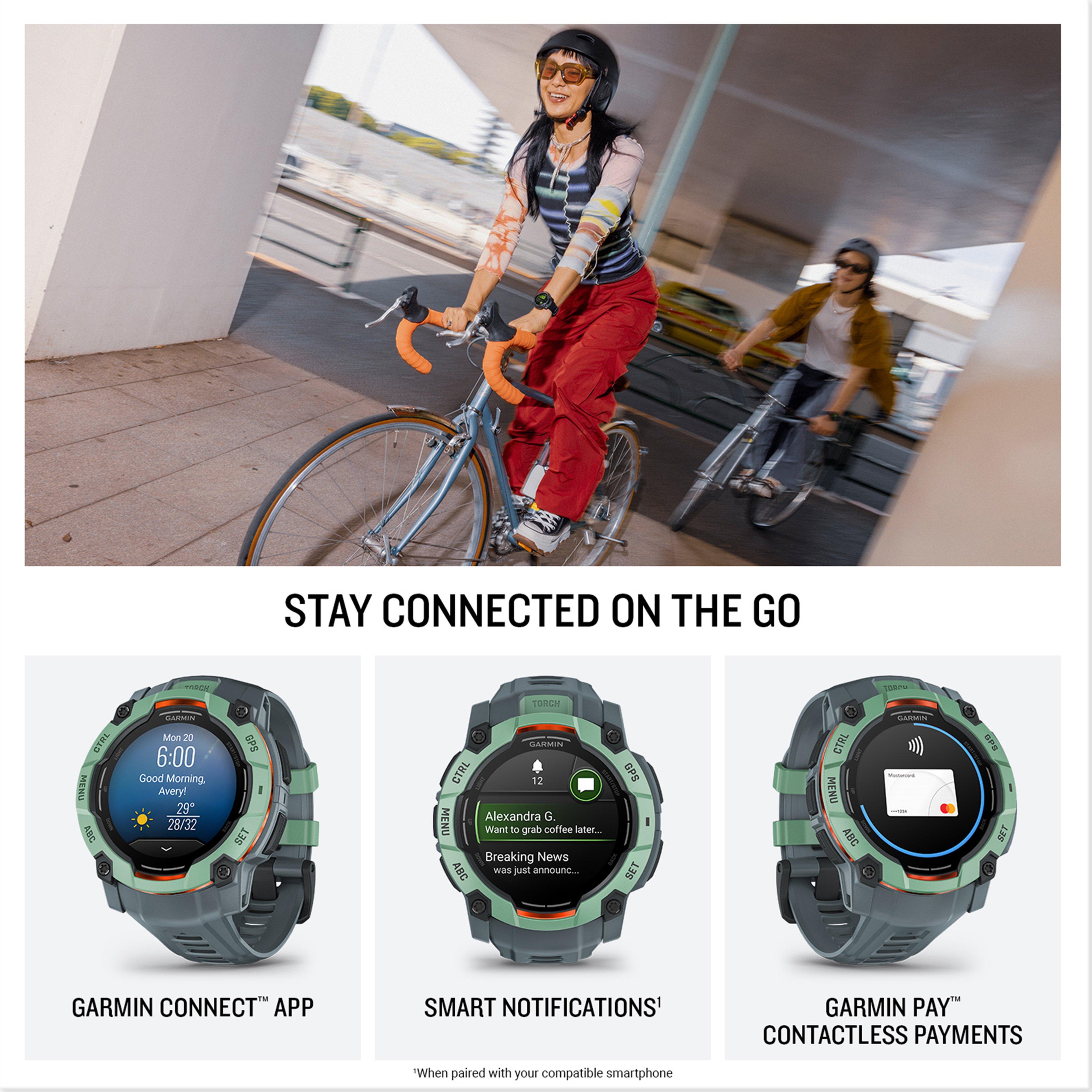 Instinct® 3 AMOLED 50mm Multi-Sport Smartwatch