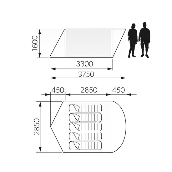 Reunion FTG 5X5 REDUX Inflatable Tent