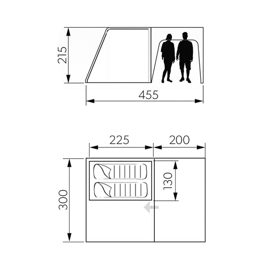 Santorini FTK 2X4 Inner Tent
