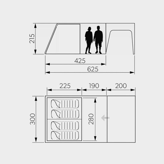 Santorini FTK 4X8 Inner Tent