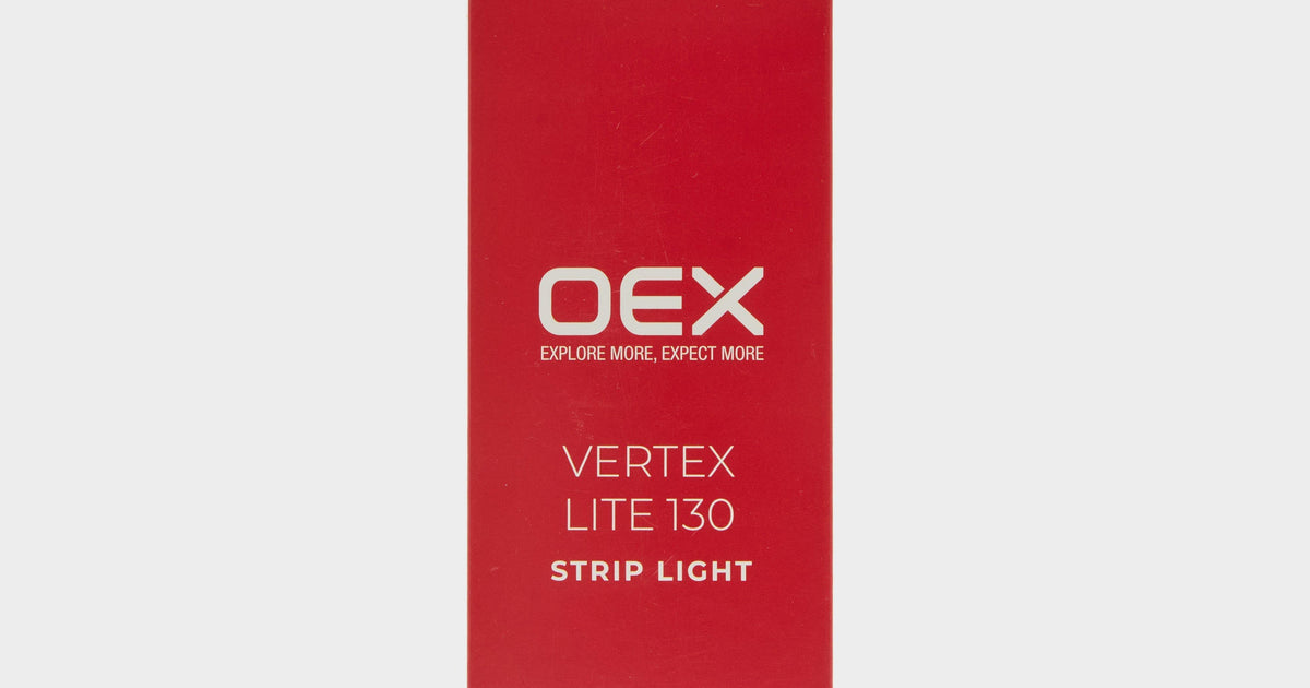 oex vertex lite roof tent Black OEX Vertex 130 Strip Light – Millets
