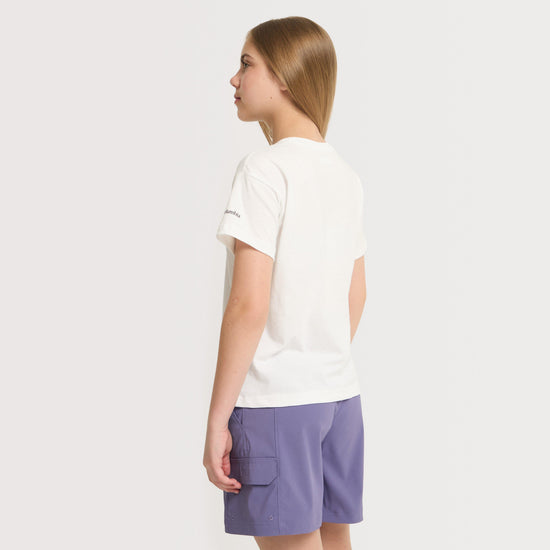 Girls' Mission Lake™ II Organic Cotton T-Shirt White
