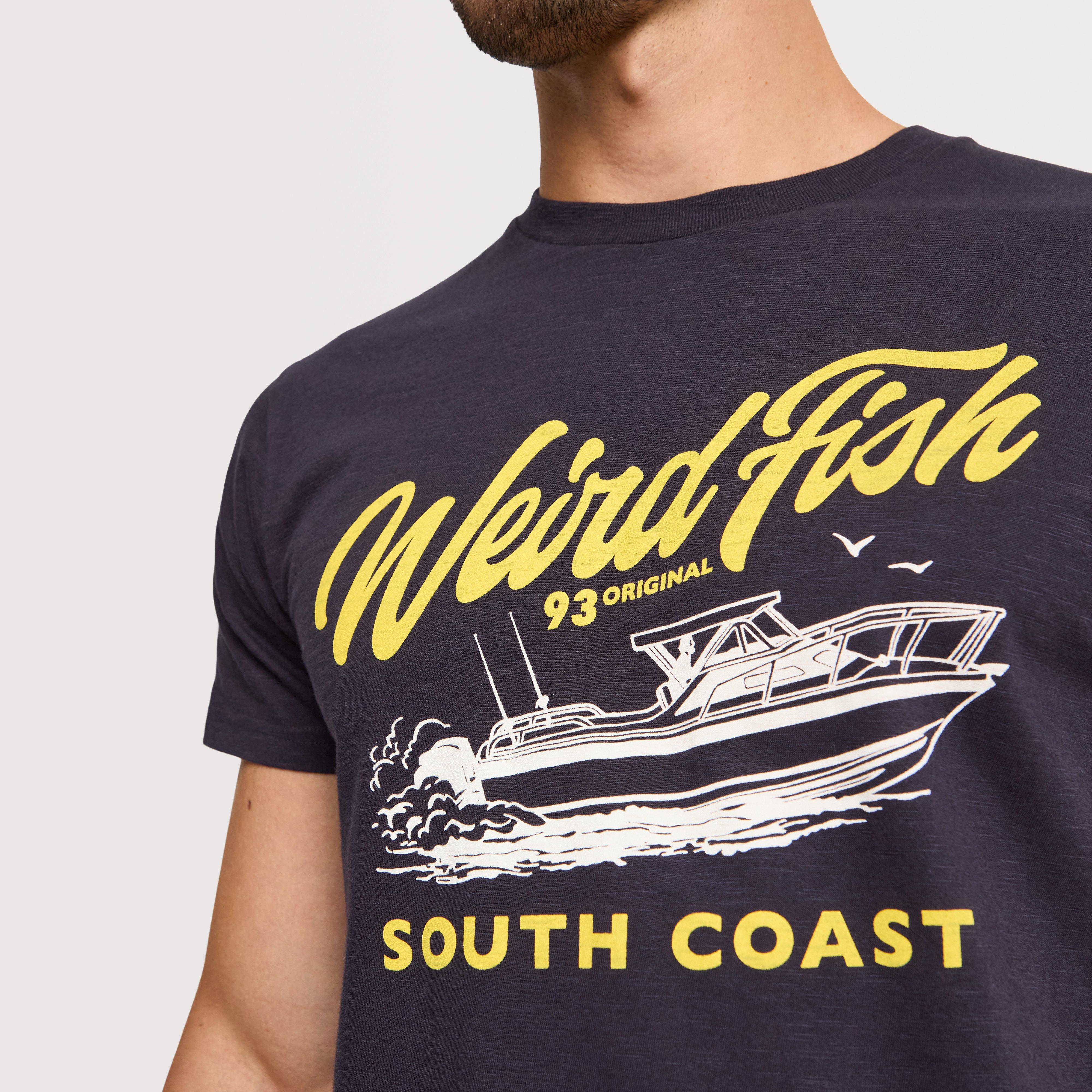 Men's South Coast Front Print Graphic T-Shirt